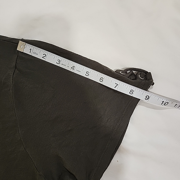 ELH Studio 2XL Hunter Green V-Neck Short Sleeve Blouse - Picture 6 of 8